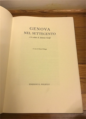 9788870500271-Genova nel Settecento e le vedute di Antonio Giolfi.